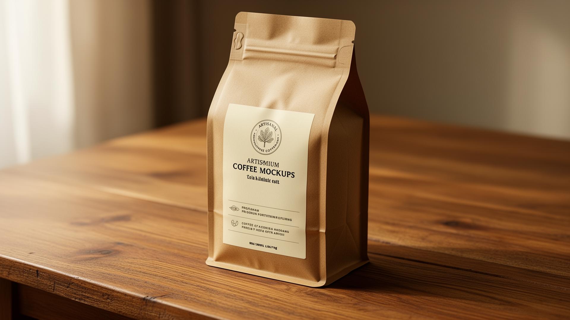 Premium kraft paper coffee bag from Arbrew Coffee & Roastery